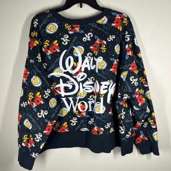 Walt Disney World Sweater Adult 2X Blue 25th Anniversary Vault 50 Mickey Spirit main image 6